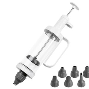 Dr. Oetker Einhand-Garnierspritze mit 6 Tüllen