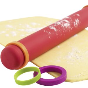 MASTRAD Teigrolle Silikon Teigrolle, 8  Ringe