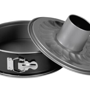 KAISER Springform Inspiration mit Rohrboden 8cm Ø26cm schwarz 2teilig