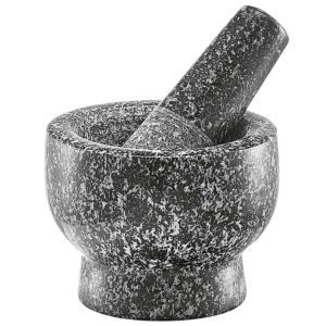 ZELLER PRESENT Mörser & Stößel-Set Granit anthrazit