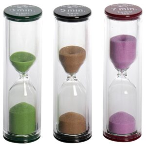 KÜCHENPROFI Sanduhr Tea-Time 8cm Ø2,3cm 3er Set