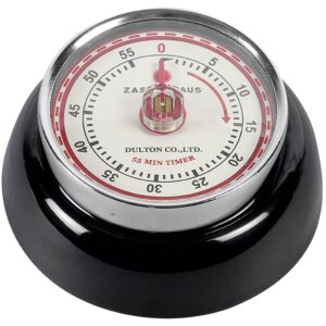 ZASSENHAUS Kurzzeitmesser Retro-Look 3cm Ø7cm schwarz