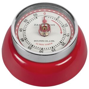 ZASSENHAUS Kurzzeitmesser Retro-Look 3cm Ø7cm rot