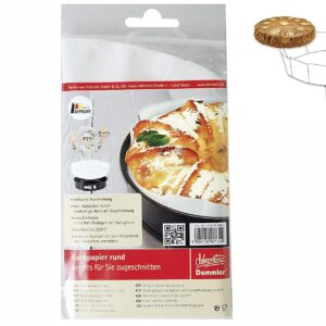 DEMMLER Backpapier Zuschnitte Ø37cm weiß 10 Stück