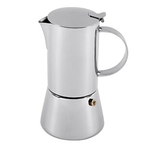 cilio tisch-accessoires Espressokocher Aida 6 Tassen Edelstahl poliert 21cm Ø10,5cm