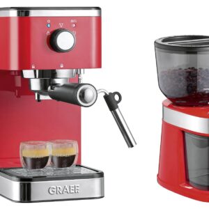 GRAEF Siebträger-Espressomaschine ES 403 salita mit Kaffeemühle CM 203