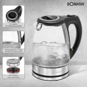 BOMANN Glas-Wasserkocher WKS 6032 G CB